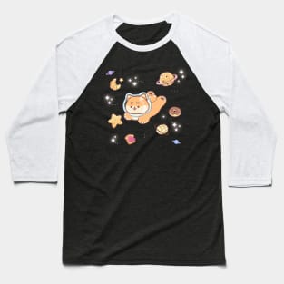 Cute Shiba Pastry Universe Baseball T-Shirt